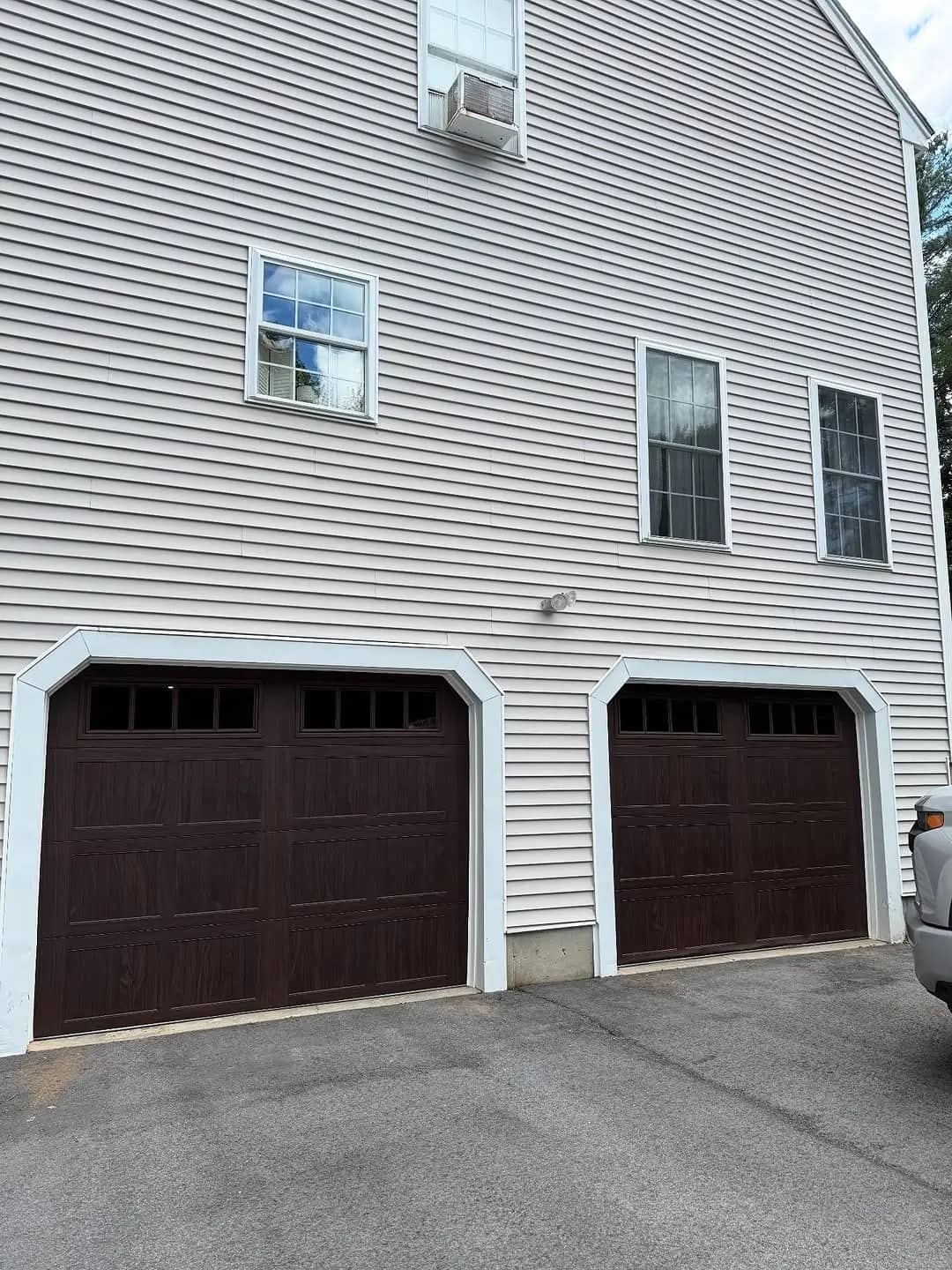 Garage door installation